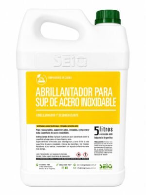 ABRILLANTADOR DE SUP. DE ACERO INOXIDABLE 5LTS