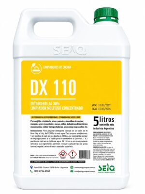 DX110 DETERGENTE CONCENTRADO 5LTS