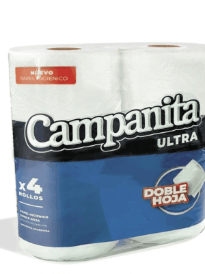 PAPEL HIGIENICO CAMPANITA ULTRA D.H. 30MTS