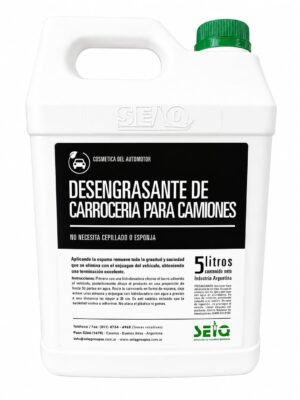 DESENGRASANTE DE CARROCERIA PARA CAMIONES 5LTS