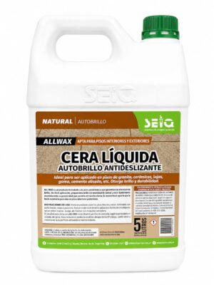 ALLWAX CERA LIQUIDA PARA PISOS NATURAL 5LTS