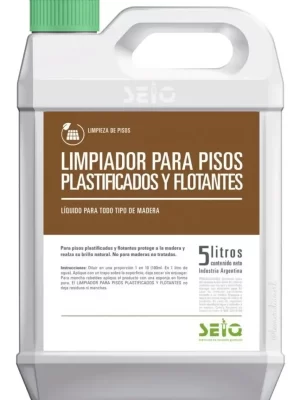 LIMPIADOR PARA PISOS PLASTIFICADOS Y FLOTANTES 5LTS