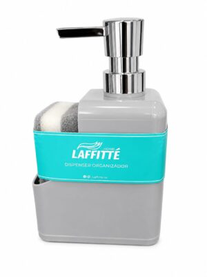 DISPENSER DE COCINA GRIS CON ESPONJA