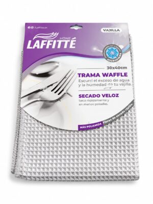 PAÑO DE MICROFIBRA WAFFLE PARA VAJILLA
