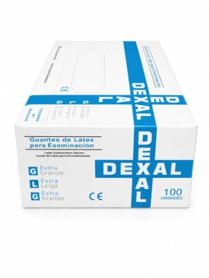 GUANTES DE LATEX DESCARTABLES 100U