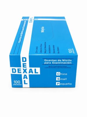 GUANTES DE NITRILO AZUL 100U