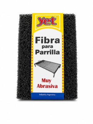 ESPONJA DE FIBRA NEGRA ABRASIVA PARA PARRILLA