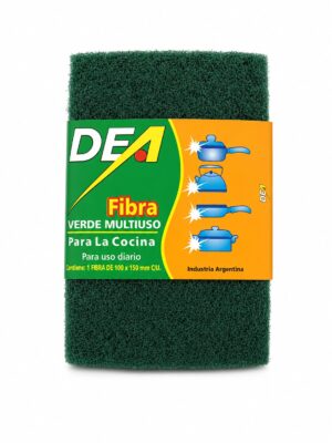 ESPONJA DE FIBRA VERDE MULTIUSO DEA