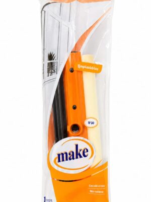 SECAVIDRIOS ECONOMICO CON CABO CON ESPONJA + GOMA 30CM