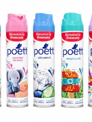 DESODORANTE DE AMBIENTE EN AEROSOL POETT 360CC