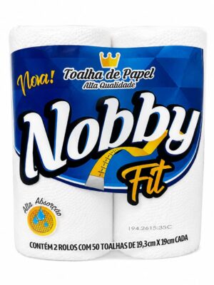ROLLO DE COCINA NOBBY FIT 50 PAÑOS PACK 2U