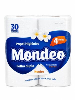 PAPEL HIGIENICO MONDEO D.H. 30MTS PACK 4U