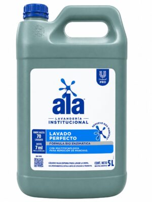 JABON LIQUIDO PARA ROPA ALA BAJA ESPUMA 5LTS