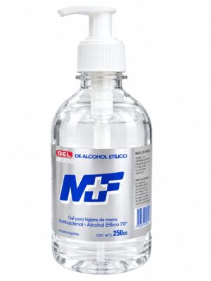 ALCOHOL EN GEL AL 70% CON DOSIFICADOR 250CC