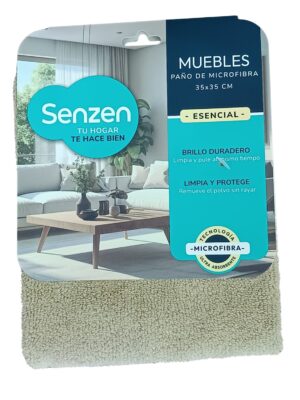 PAÑO DE MICROFIBRA PARA MUEBLES 35X35CM