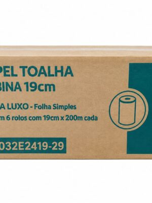 TOALLA EN ROLLO BASIC S.H. 19CM 200MTS PACK 6U