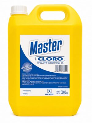 CLORO HIPOCLORITO DE SODIO AL 100% 5LTS