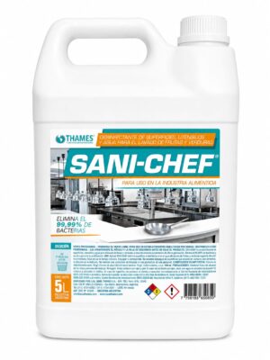 SANI-CHEF DESINFECTANTE ALIMENTICIO 5LTS