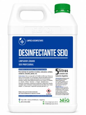 DESINFECTANTE LIMPIADOR LIQUIDO 5LTS