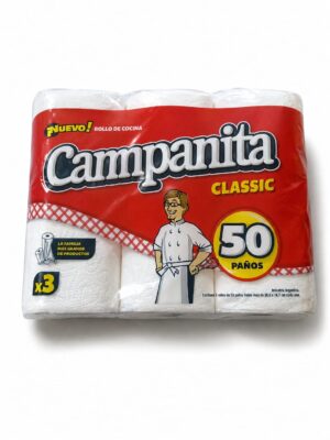 ROLLO DE COCINA CAMPANITA CLASSIC 50 PAÑOS