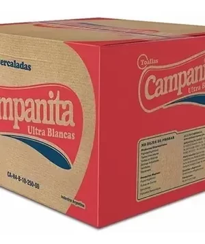 TOALLAS INTERCALADAS CAMPANITA ULTRA BLANCA 2500 UNIDADES