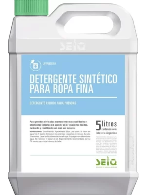 DETERGENTE SINTETICO PARA ROPA FINA 5LTS