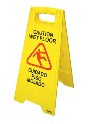 SEÑAL PLEGABLE DE PISO MOJADO