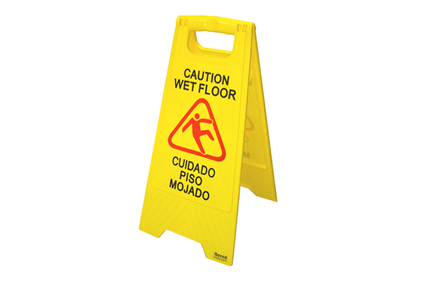 SEÑAL PLEGABLE DE PISO MOJADO
