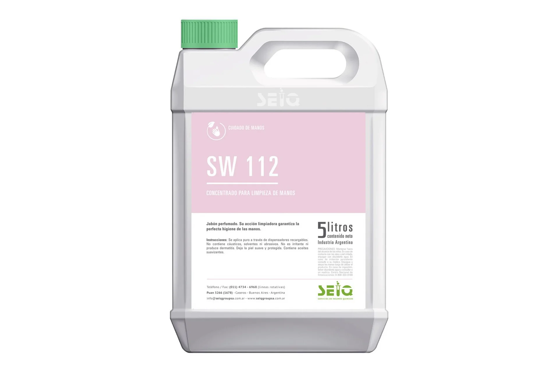 SW-112 SHAMPOO DE MANOS PARA USO INDUSTRIAL 5LTS