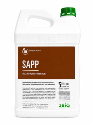 SAPP SELLADOR ACRILICO PARA PISOS 5LTS