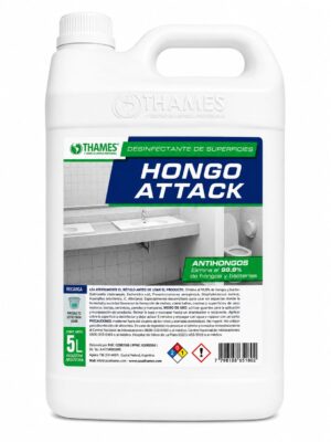 HONGO-ATTACK DESINFECTANTE ANTIHONGOS 5LTS