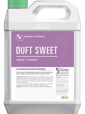 DUFT-SWEET LIMPIADOR DESODORANTE CON FRAGANCIA 5LTS