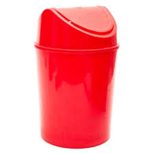 CESTO DE RESIDUOS CON TAPA VAIVEN 4.5LTS