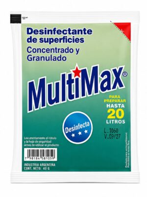 DESINFECTANTE DE SUPERFICIES EN SOBRE CONCENTRADO PARA DILUIR HASTA 5LTS